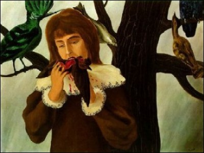 Ce tableau est "Plaisir" de René Magritte" :