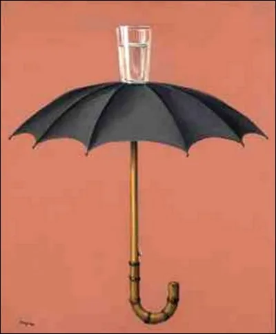 Ce tableau de Magritte est titr&eacute; "Les vacances de Hegel" :