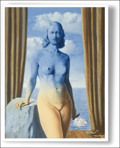 Cette toile est "Léda atomica" de Dali :