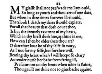 Qui a &eacute;crit le po&egrave;me "Sonnets" en 1609 ?