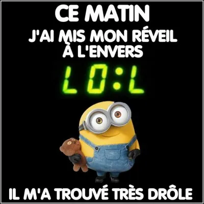 Il faut aussi savoir que tu es :