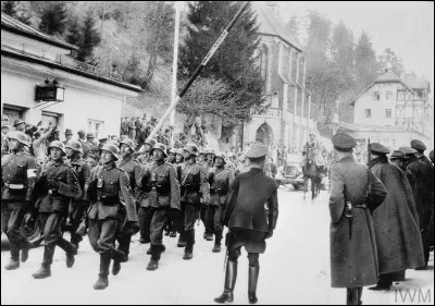 Le 12 mars 1938, les troupes de l'Allemagne hitlérienne entrent dans un pays. Lequel ?