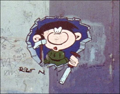 Il a inspiré un artiste sur le mur de Berlin pour l'illustration. Mais de quel personnage s'est inspiré Franquin pour sa création ?