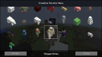 Dans "Metamorph", peut-on voir notre armure si on s'est transformé en créature différente ?