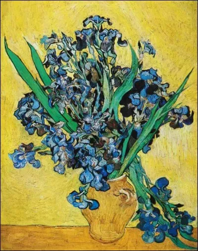 Cette toile est "Le vase de gla&iuml;euls" de van Gogh :