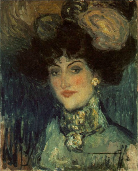 "Femme au chapeau à plumes" est un tableau de Picasso :