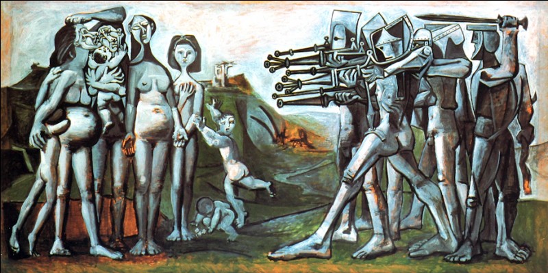 Ce tableau de Picasso représente "Guernica" :