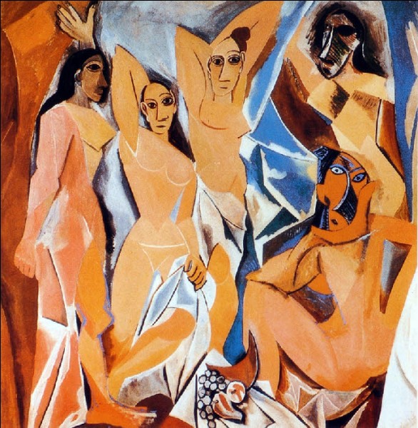 Cette toile de Pablo Picasso représente "Les demoiselles d'Arcachon" :