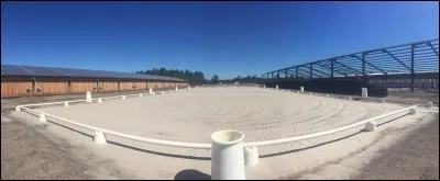 Sur un carrière de dressage, où se trouve la lettre G ?