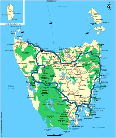 A qui appartient la Tasmanie ?