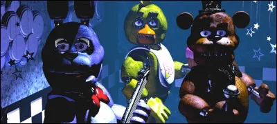 Quels sont les 4 principaux animatroniques du jeu "Five Nights at Freddy's" ?