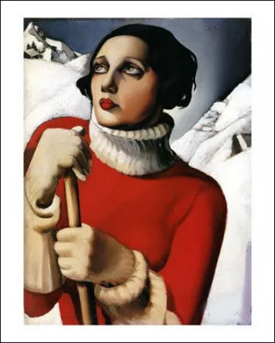 Cette toile est une peinture de Chagall et représente Bella :