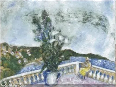 C'est Marc Chagall qui a peint cette oeuvre :