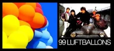 En 1983, le groupe de pop allemand Nena cartonne au hit-parade, grâce à son tube "99 Luftballons". Quelle en est la traduction française ?