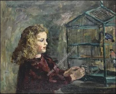 Qui a peint "La fille avec un oiseau" ?