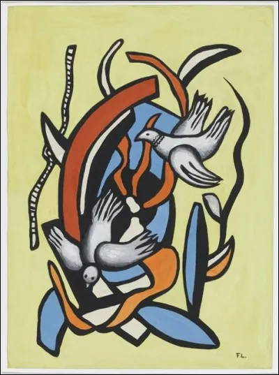 Qui a peint "Oiseaux sur fond jaune" ?