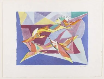 Qui a peint "Oiseaux en vol" ?