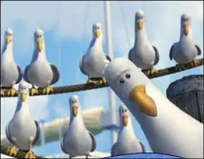 Dans quel film d'animation voit-on ces mouettes ?
