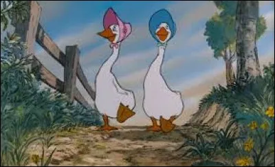 Comment se pr&eacute;nomment ces deux oies anglaises dans "Les Aristochats" ?