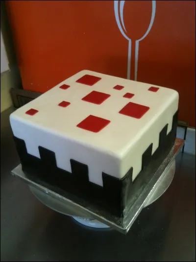 Quel jeu a inspiré le gâteau de "Minecraft" ?