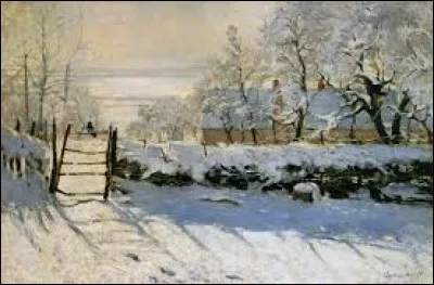 Qui est le réalisateur du tableau "La pie" peint entre 1868 et 1869 ?