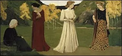 Qui a peint "Les Saisons de la vie" entre 1892 et 1895 ?