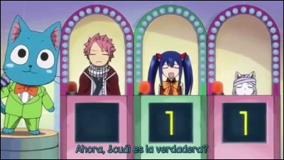 Quel était la réponse de Natsu dans le quizz des trois Lucy ?