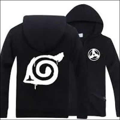De quelles couleurs est la veste de Naruto ?
