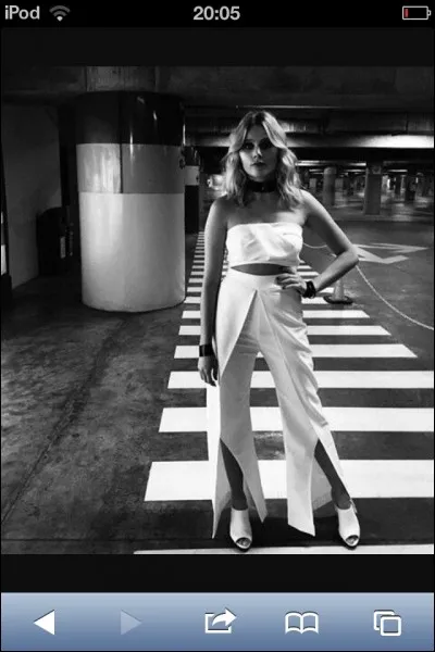 En début de série, Delfina aime :