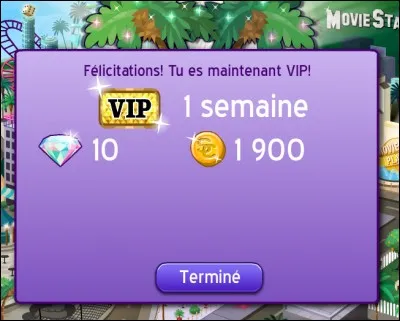 Quand tu es VIP 3 mois élite, combien de starcoins et de diamonds gagnes-tu ?