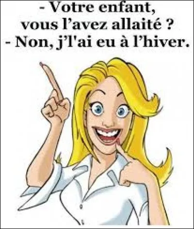 Qu'est-ce qu'une blonde fait quand elle trouve un 10 euros par terre ?