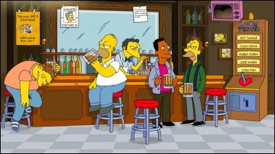 Comment s'appelle le bar où Homer va tout le temps ?