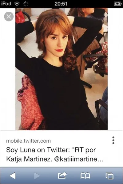 Ámbar avec Luna sera plus :