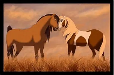 Quel est le nom de la jument indienne qui devient amie avec Spirit l'étalon des plaines ?