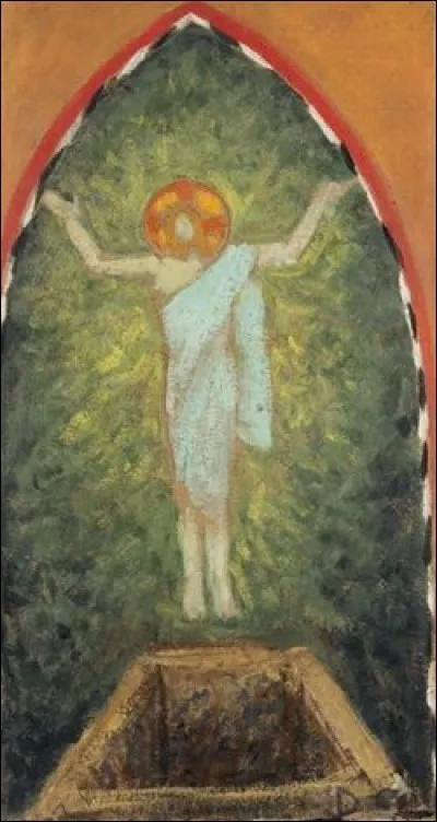 Qui est l'artiste ayant représenté ici "La résurrection du Christ" ?