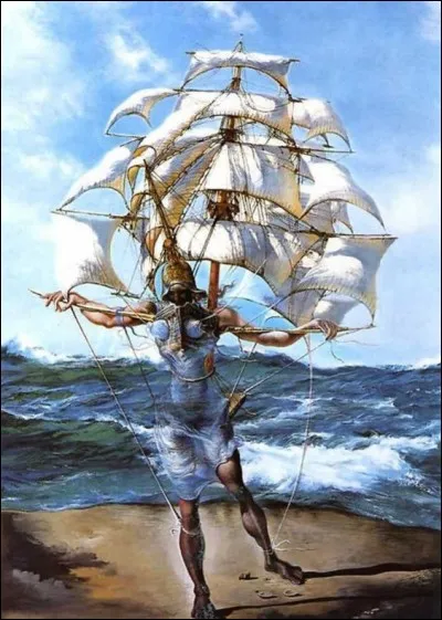 De qui est ce bateau surréaliste ?