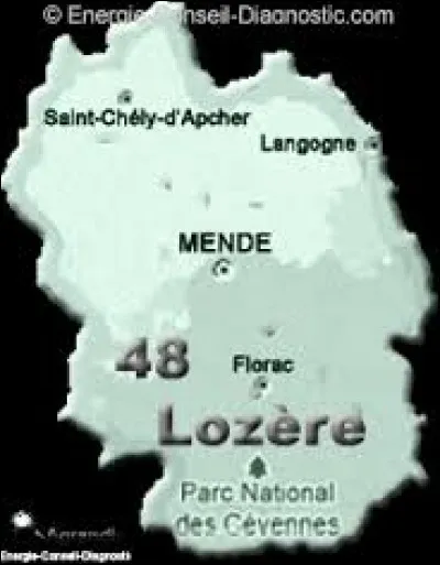 Le département de la Lozère se situe en Occitanie.