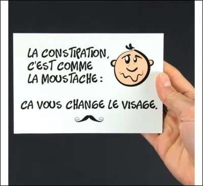 Définition de la constipation !