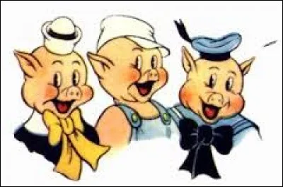Comment s'appellent les trois petits cochons dans Disney ?