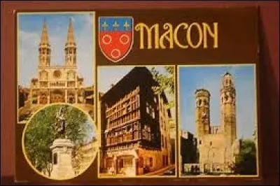 Mâcon, en Saône-et-Loire, est traversée par ...