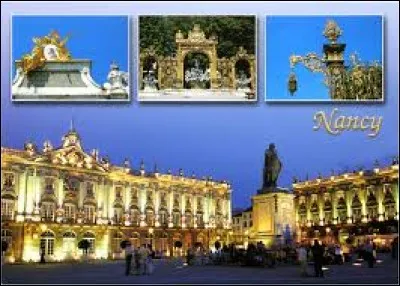 Célèbre pour sa Place Stanislas, la ville de Nancy (54) est traversée par ...