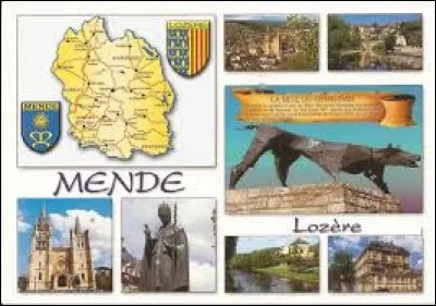 Mende (48), préfecture de la Lozère, est traversée par ...