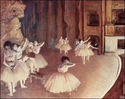Qui a peint "La répétition générale du ballet " ?