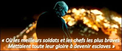 Alors que l'échiquier était enfin placé pour les hostilités
Tous les bras droits tendus, Rogue, Ombrage, Yaxley, Thicknesse ;
Et que tous n'attendaient que l'ordre de frapper...