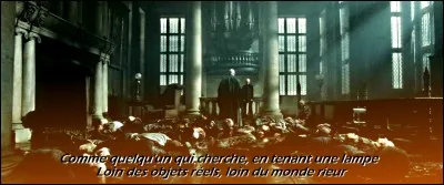 Potter profite de cette maladresse et pille la chambre forte des Lestrange. Voldemort est prévenu de l'effraction et ne peut qu'arriver à cette conclusion...