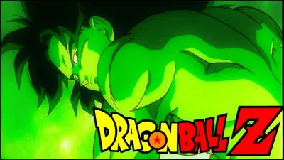 Dans le film 'Attaque Super Warrior', quel chiffre est marqué dans le tube où est Broly ?
