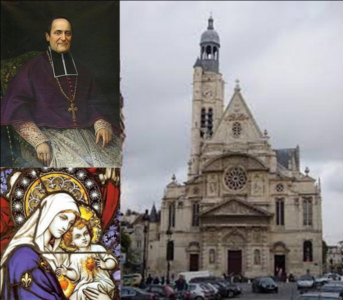 Allons à « l'église Saint-Etienne-du-Mont » !Le 03 janvier 1857, Jean-Louis Verger pénétra dans cette église et assassina l'archevêque, Monseigneur Sibour ! Ce personnage finit ses jours sur l'échafaud !Quelle profession exerçait le criminel et que cria-t-il ?
