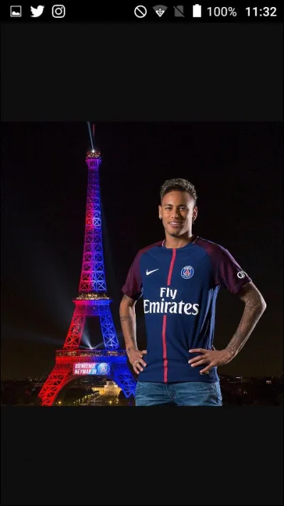 Combien a vallu le transfert de Neymar ?
( en juillet 2017 )