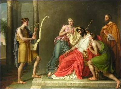 La lyre est une petite harpe.