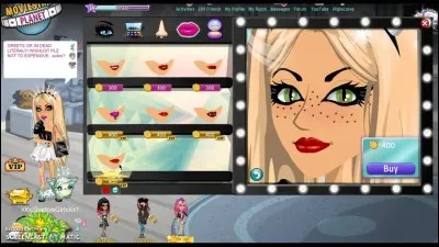 Où peut-on acheter les yeux/maquillage/bouche/nez/la couleur de peau ?